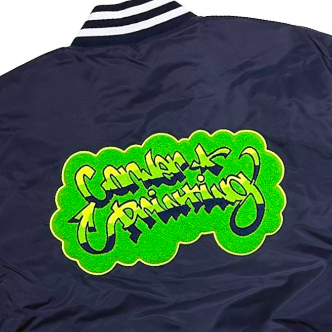  サガラ刺繍 刺繍サイズアップ