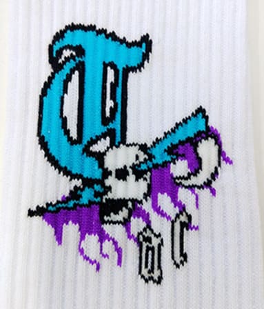 ウィメンズ オリジナル編みスポーツソックス (品番CPWS-004)