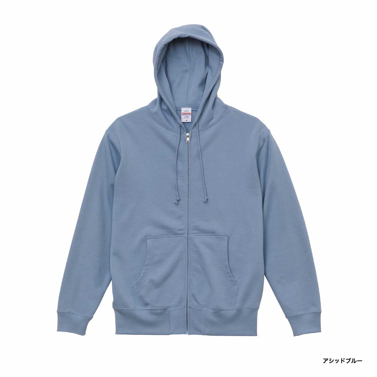 【ユロ】45R インディゴ　ジップアップスウェット　半袖　フルジップ　L ユロ】45R インディゴ ジップアップスウェット 半袖 フルジップ