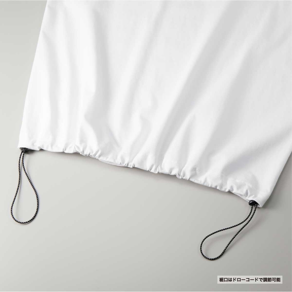 United Athle ユナイテッドアスレ 6.5オンス ファインジャージー リラックスフィット Tシャツ(裾ドローコード) (品番1110-01)