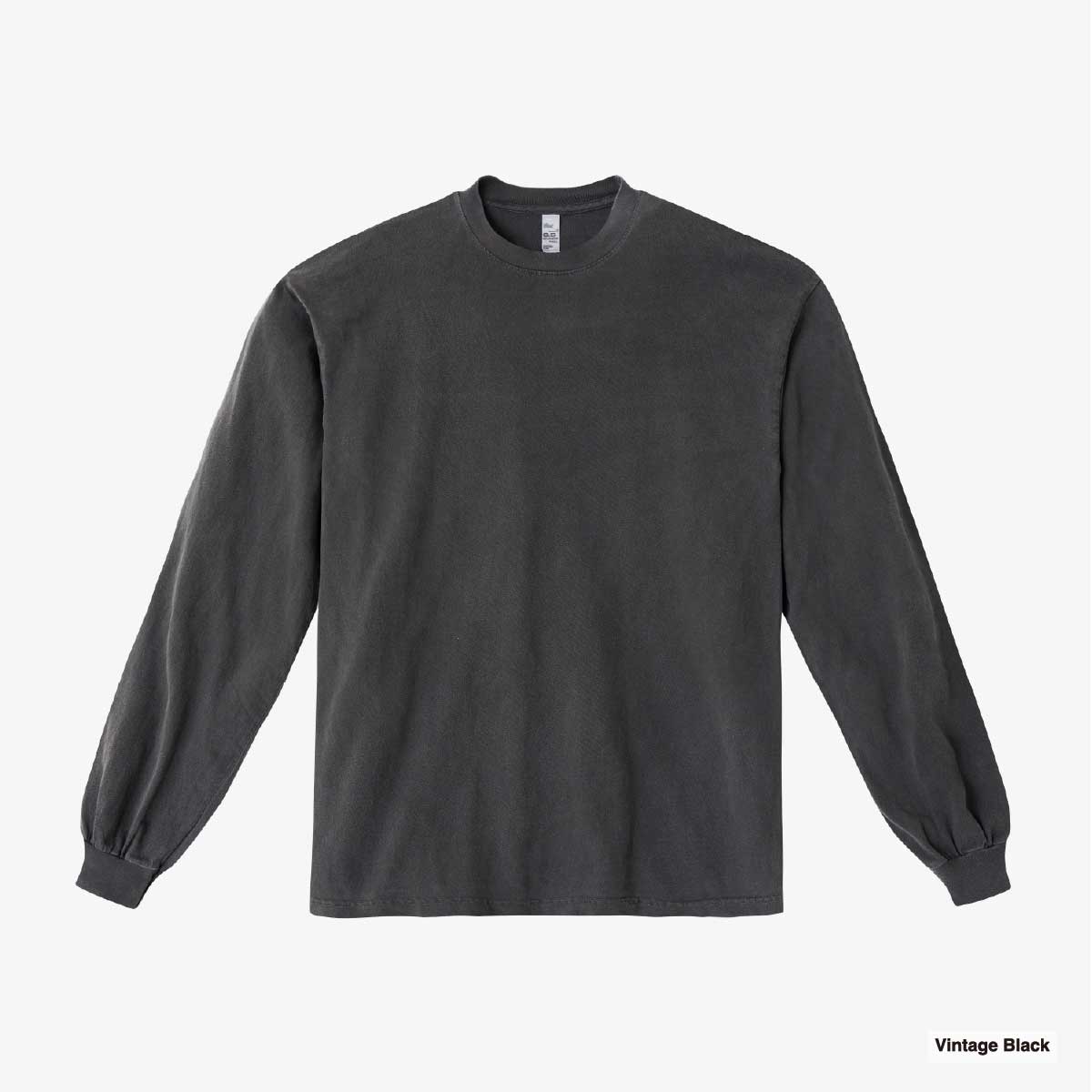 LOS ANGELES APPAREL ロサンゼルスアパレル L/S Grmnt Dye Crew Neck 6.5oz [※国内]  (品番1807GD-Z)