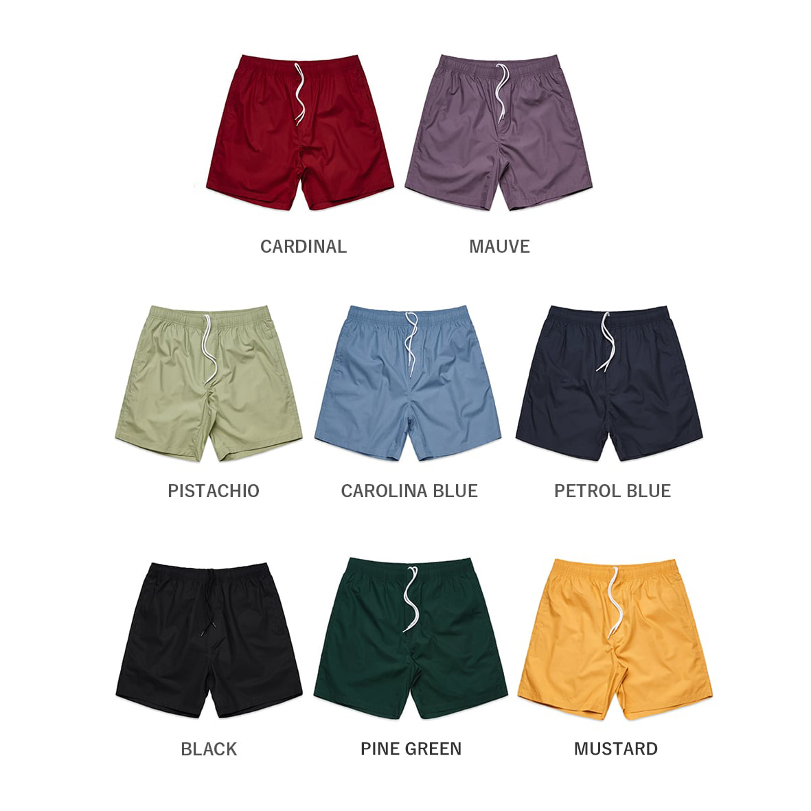 AS Colour 3.8 oz Mens Beach Shorts (#5903US)
