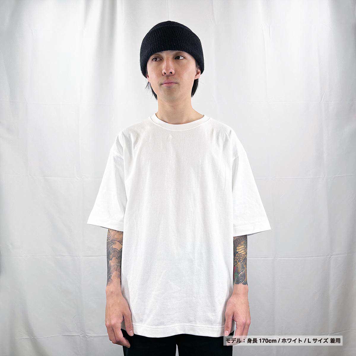 CROSS & STITCH クロスアンドスティッチ 6.2 oz マックスウェイト オーバーサイズTシャツ(5分袖)(品番OE1130)