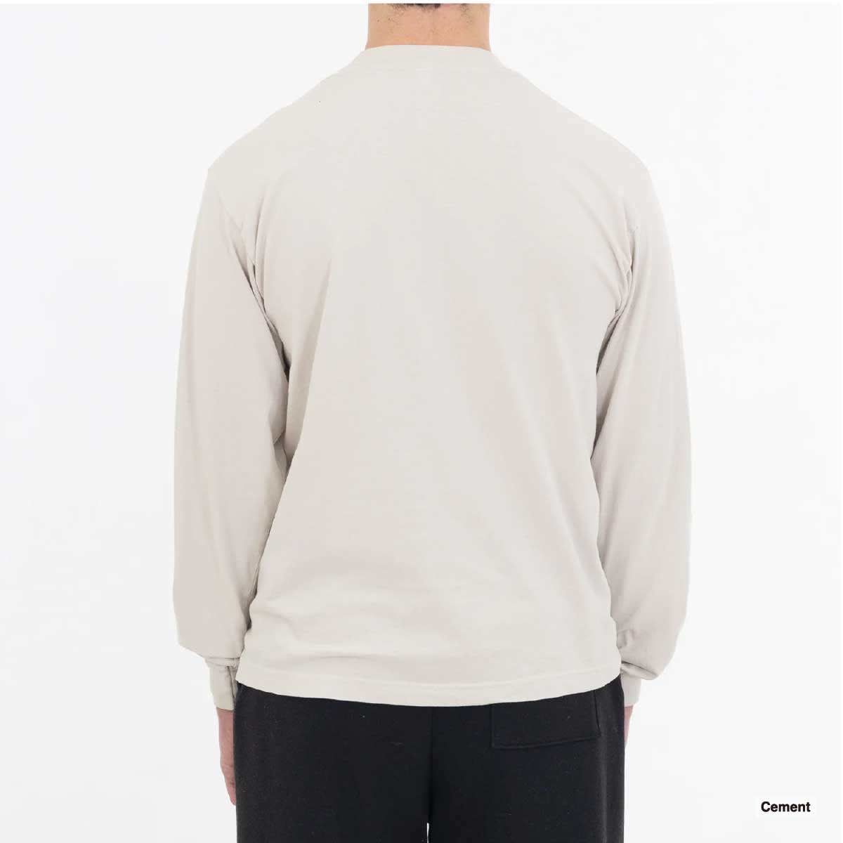LOS ANGELES APPAREL ロサンゼルスアパレル L/S Grmnt Dye Crew Neck 6.5oz [※国内]  (品番1807GD-Z)