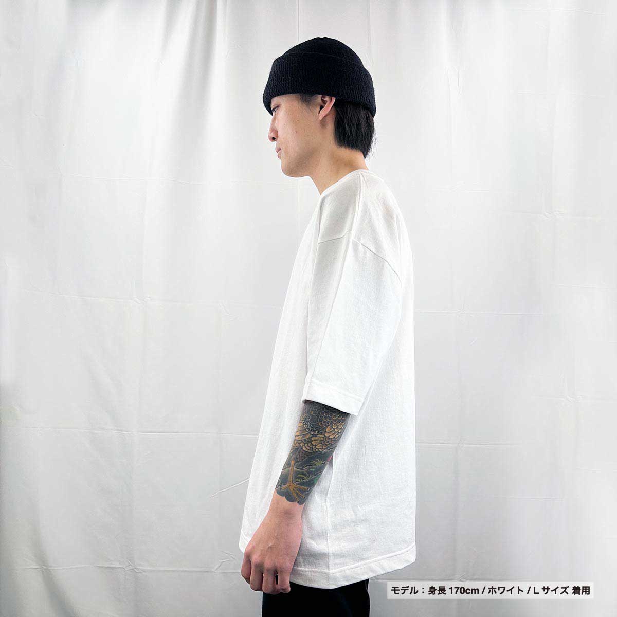 CROSS & STITCH クロスアンドスティッチ 6.2 oz マックスウェイト オーバーサイズTシャツ(5分袖)(品番OE1130)