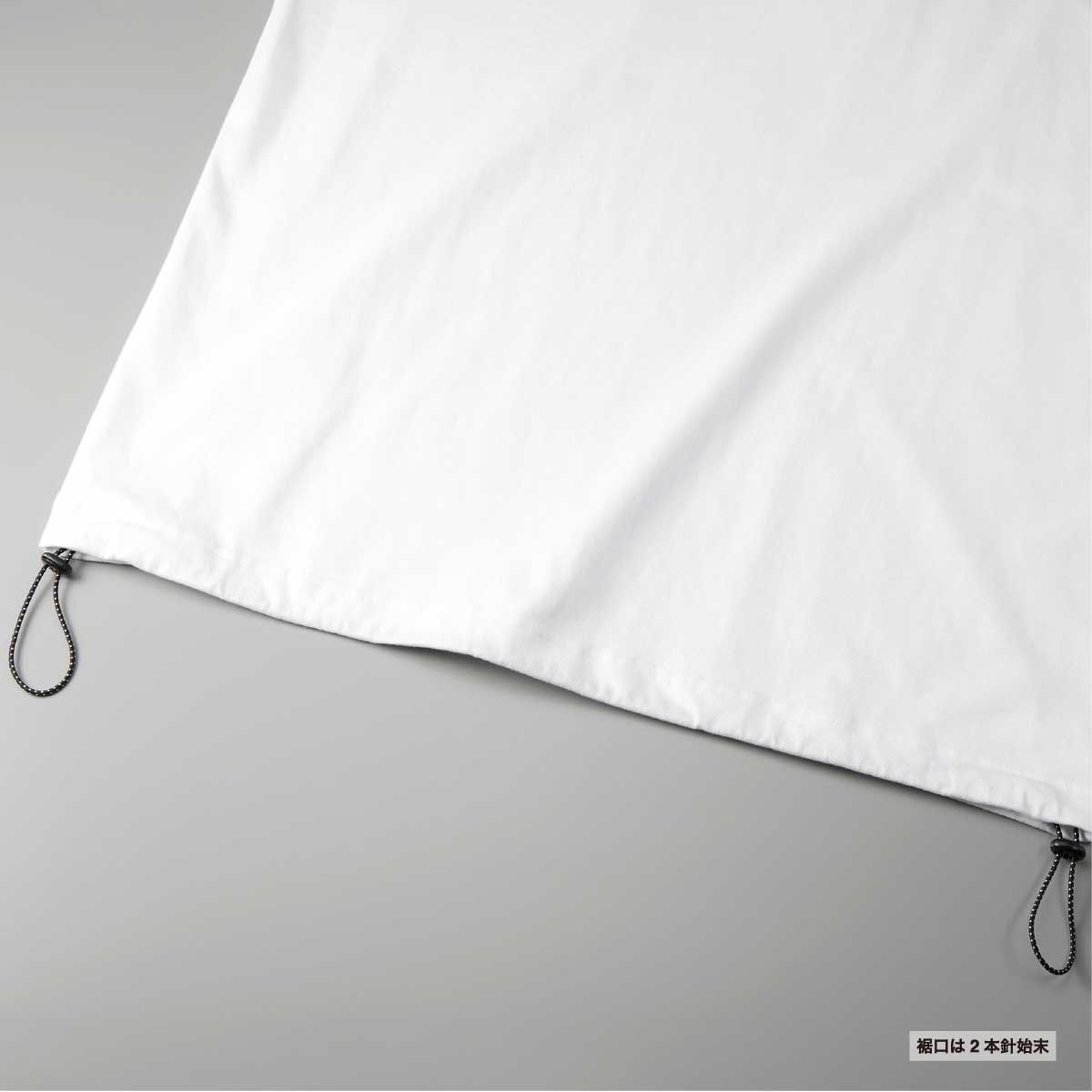 United Athle ユナイテッドアスレ 6.5オンス ファインジャージー リラックスフィット Tシャツ(裾ドローコード) (品番1110-01)