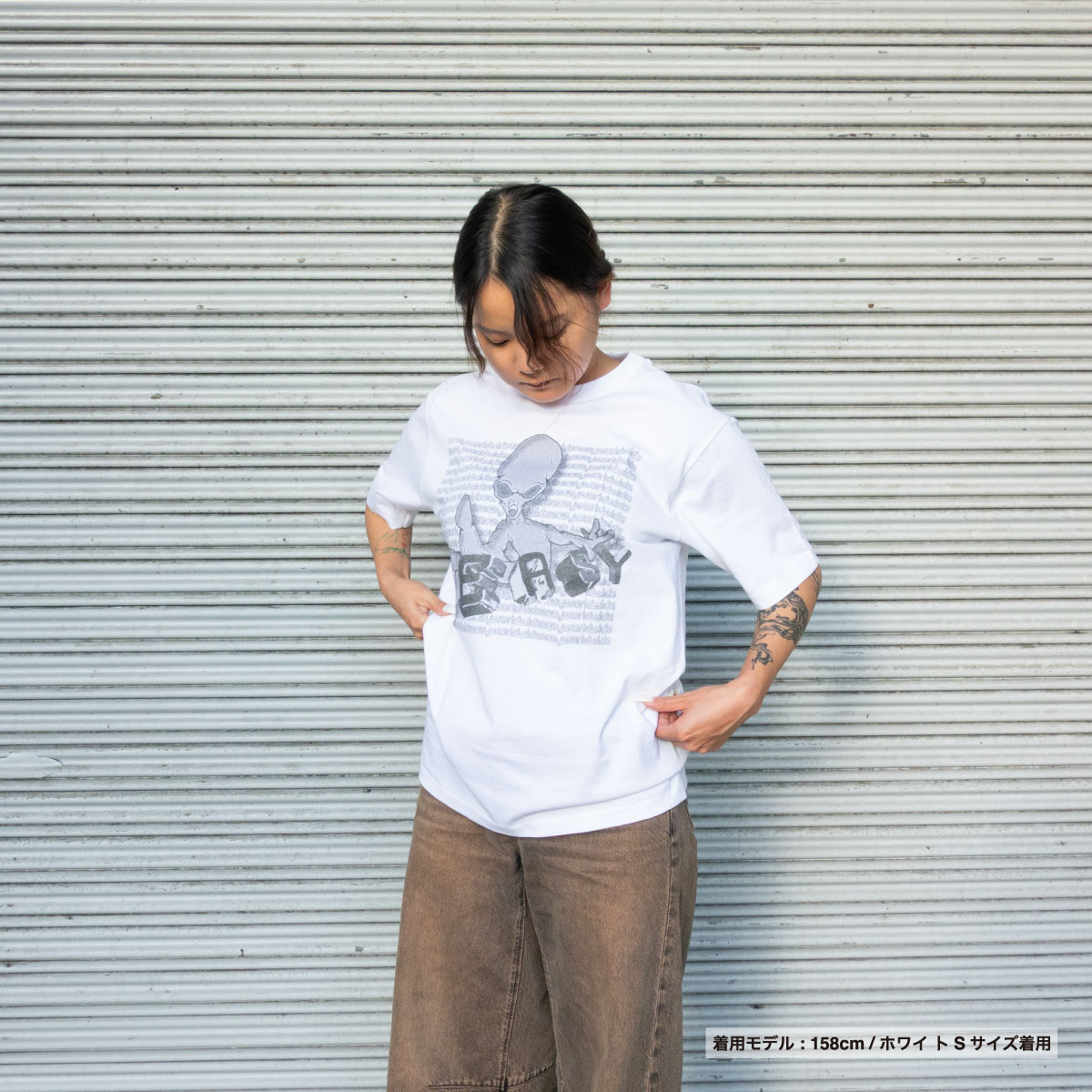 COTTON RESEARCH CLUB tubular T-shirt #JPC-001)