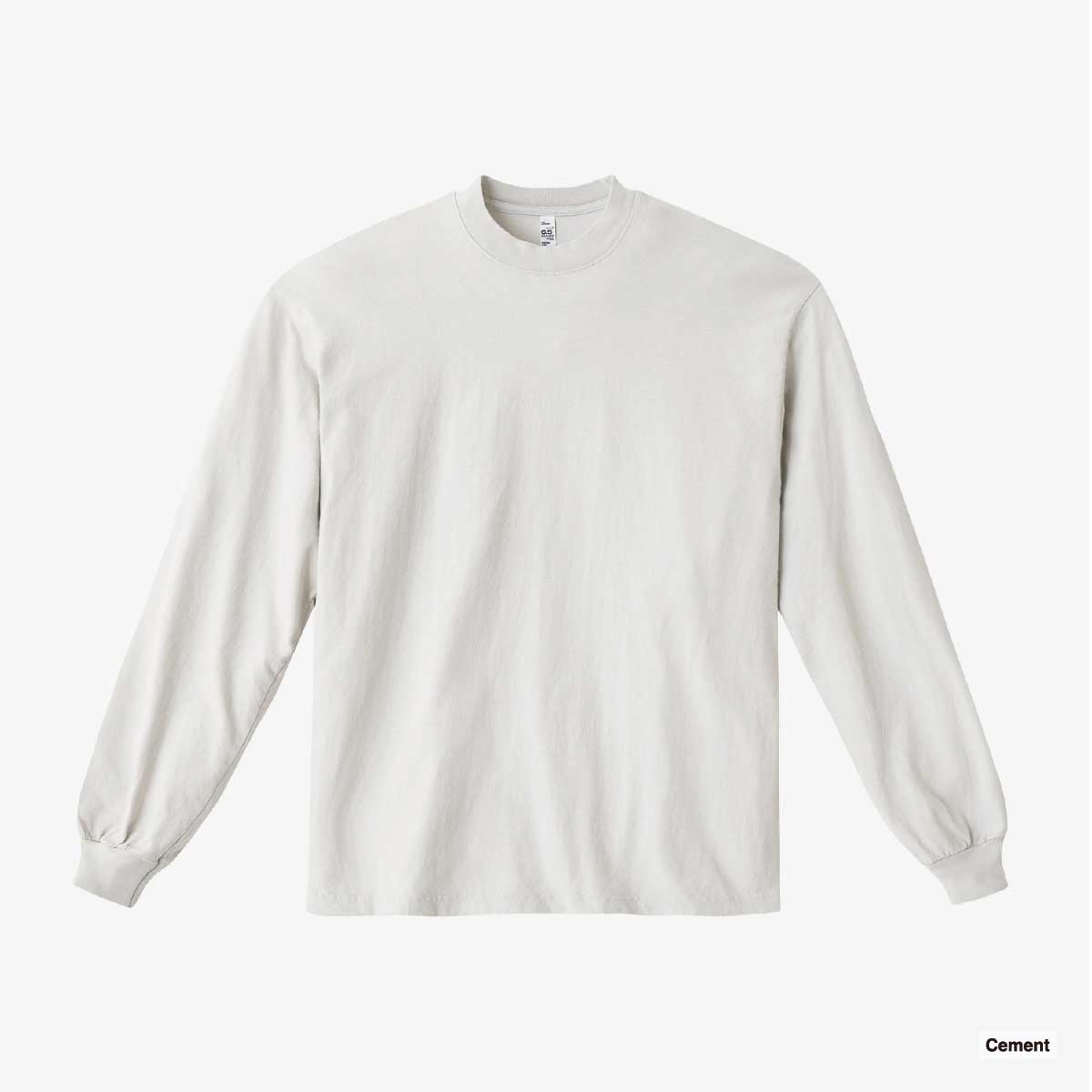 LOS ANGELES APPAREL ロサンゼルスアパレル L/S Grmnt Dye Crew Neck 6.5oz [※国内]  (品番1807GD-Z)