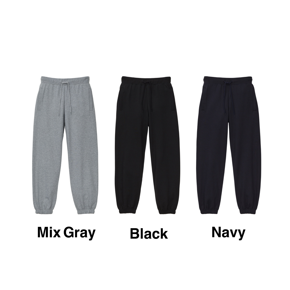 United Athle 10.0 oz sweat pants (pile-lined)(Shirring Hem) (#5217-01)