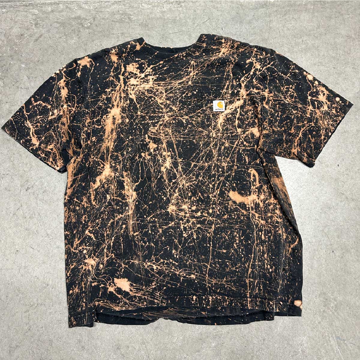 Carhartt/USED - Bleach T-shirt (品番CU137)