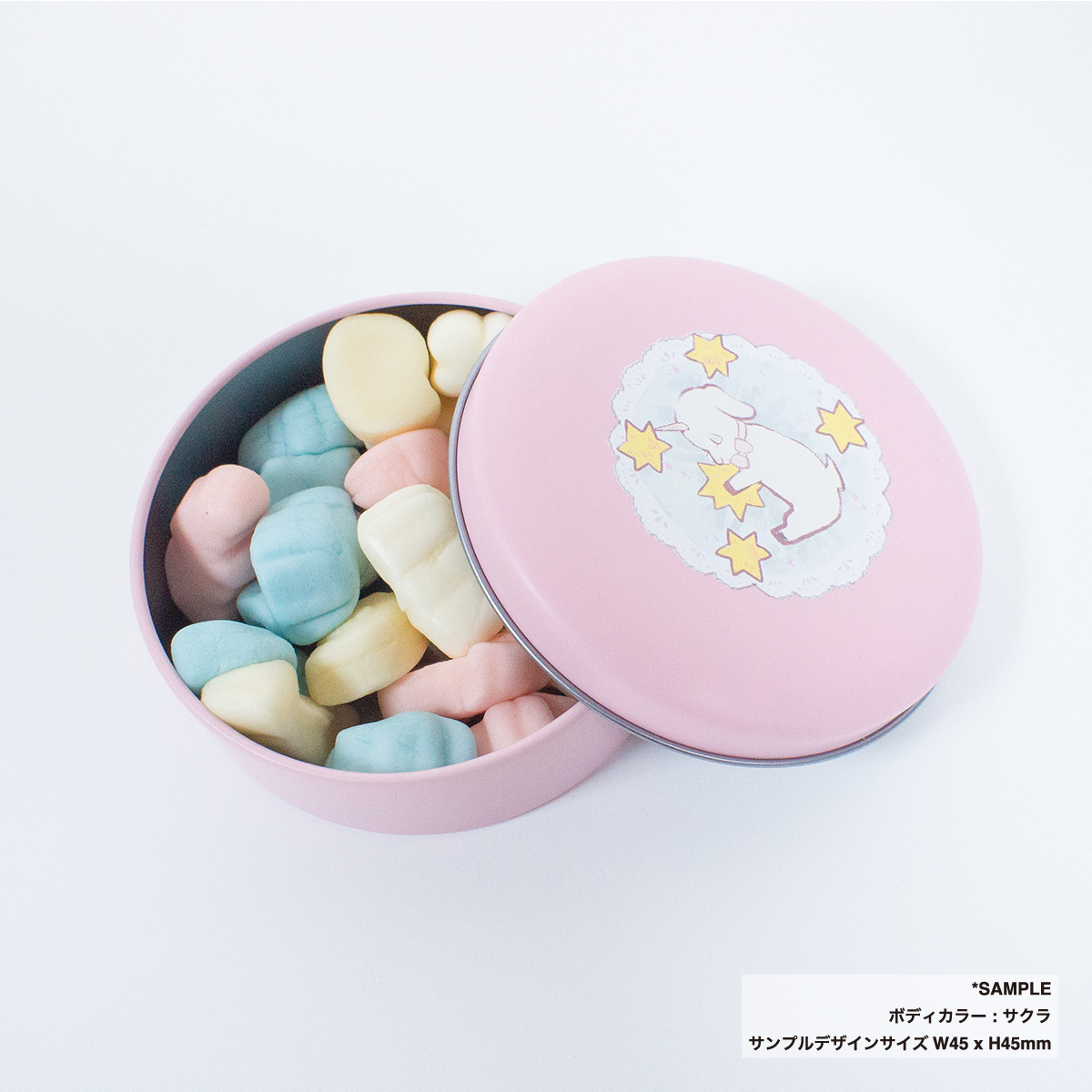 CORNER PRINTING | キャンディ缶ケース (品番Y016168)