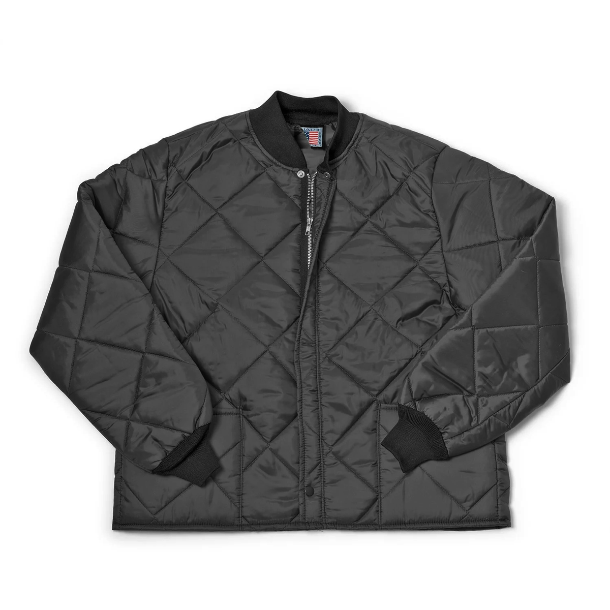 【在庫限りSALE】SNAP'N'WEAR スナップンウェア Quilted Jacket with Knit Collar and Cuffs, Domestic (品番1000US)