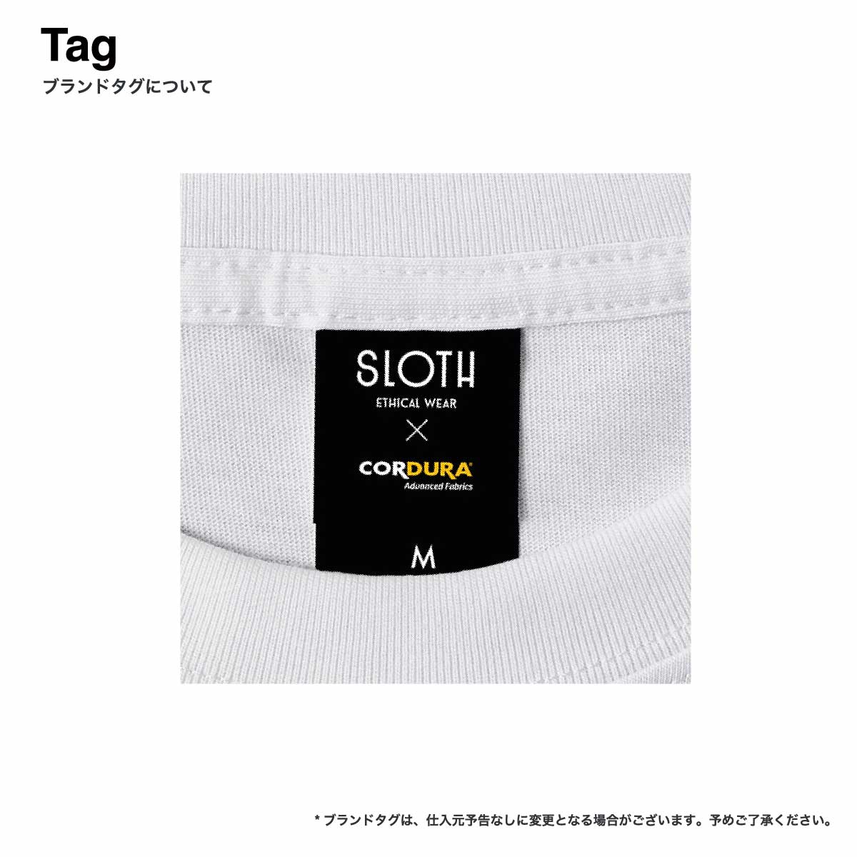 SLOTH スロス コーデュラTシャツ (品番ST1105)