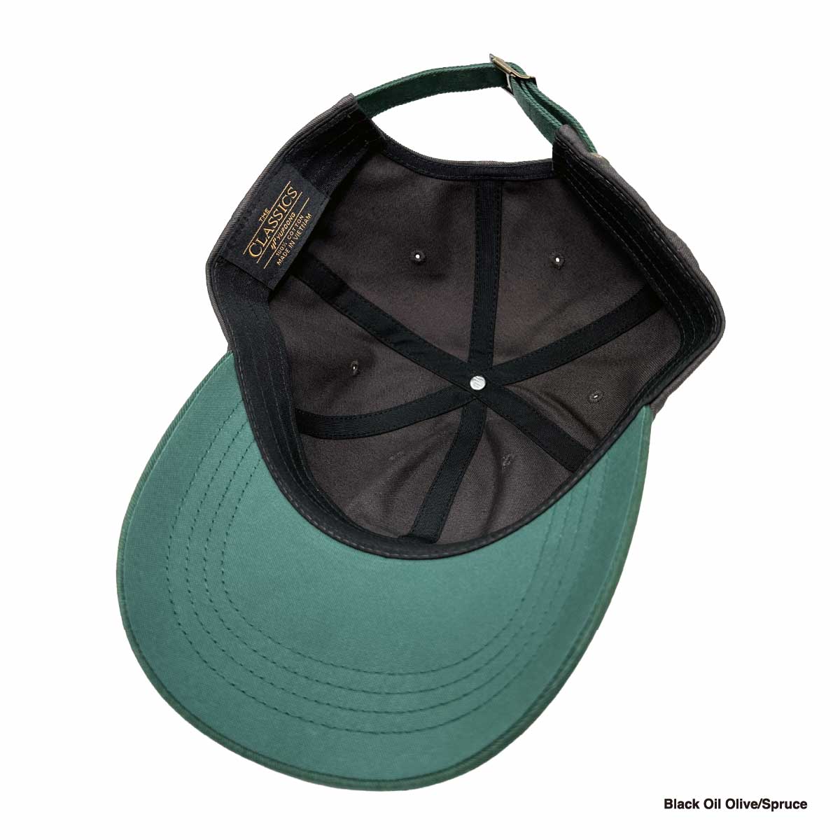 Yupoong 6-Panel Low-Profile Cotton Twill Two-Tone Cap [Via Transport Special Order] (#6245CM-VIA-Z)