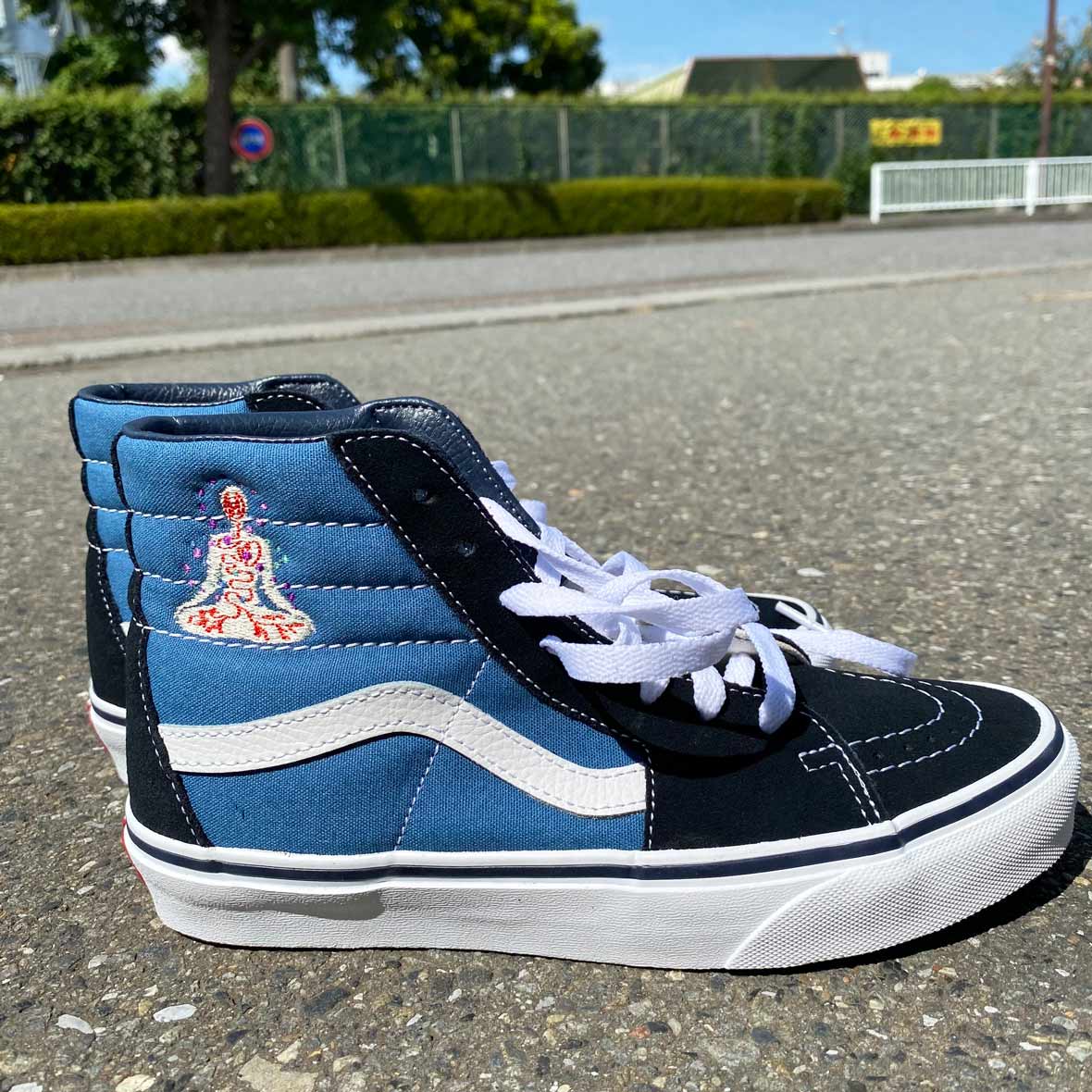 CORNER PRINTING | VANS SK8-HI (品番VAN-EMB002)