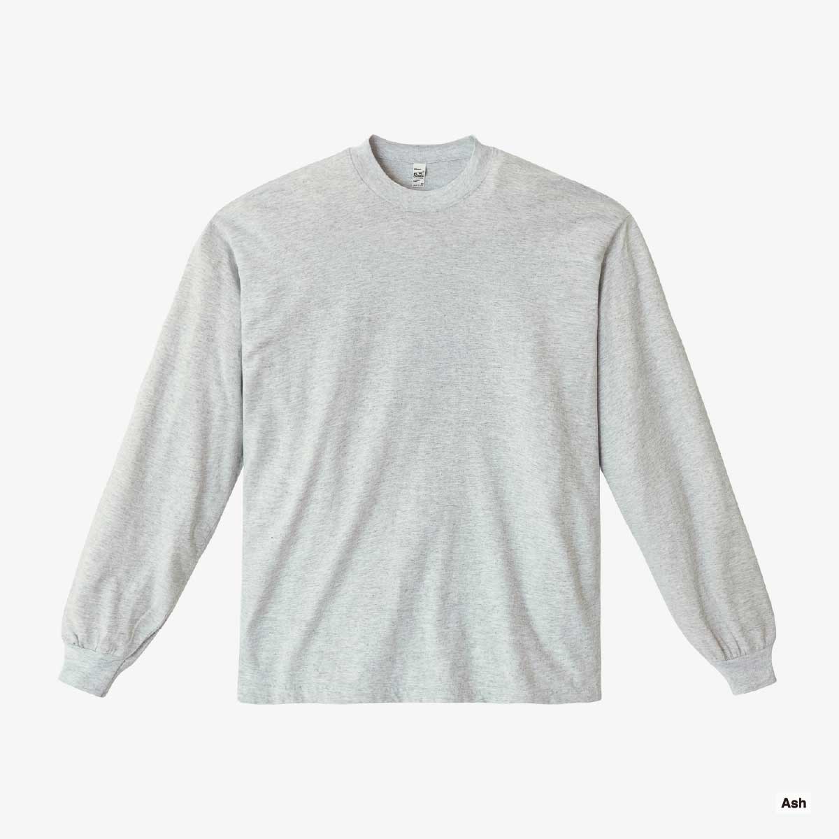 LOS ANGELES APPAREL Long-Sleeve Grmnt Dye Crew Neck 6.5oz (Item No. 1807GD-Z)