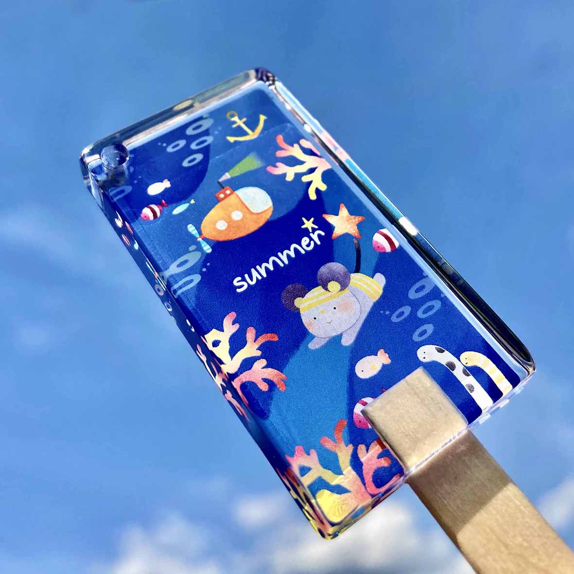 アイスキャンディー型キーホルダー 新製品】アイスキャンディー型キーホルダー