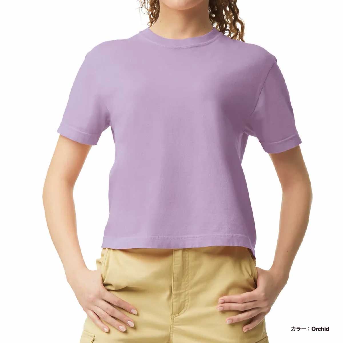 Comfort Colors コンフォートカラーズ 6.1oz ガーメントダイ ウィメンズ ボクシーTシャツ (品番3023)