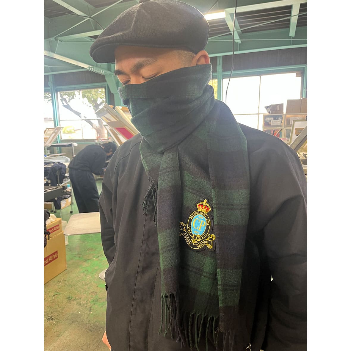 TRUSS トラス ジャパンメイド カシミアタッチ アクリルマフラー (品番JAS-800)