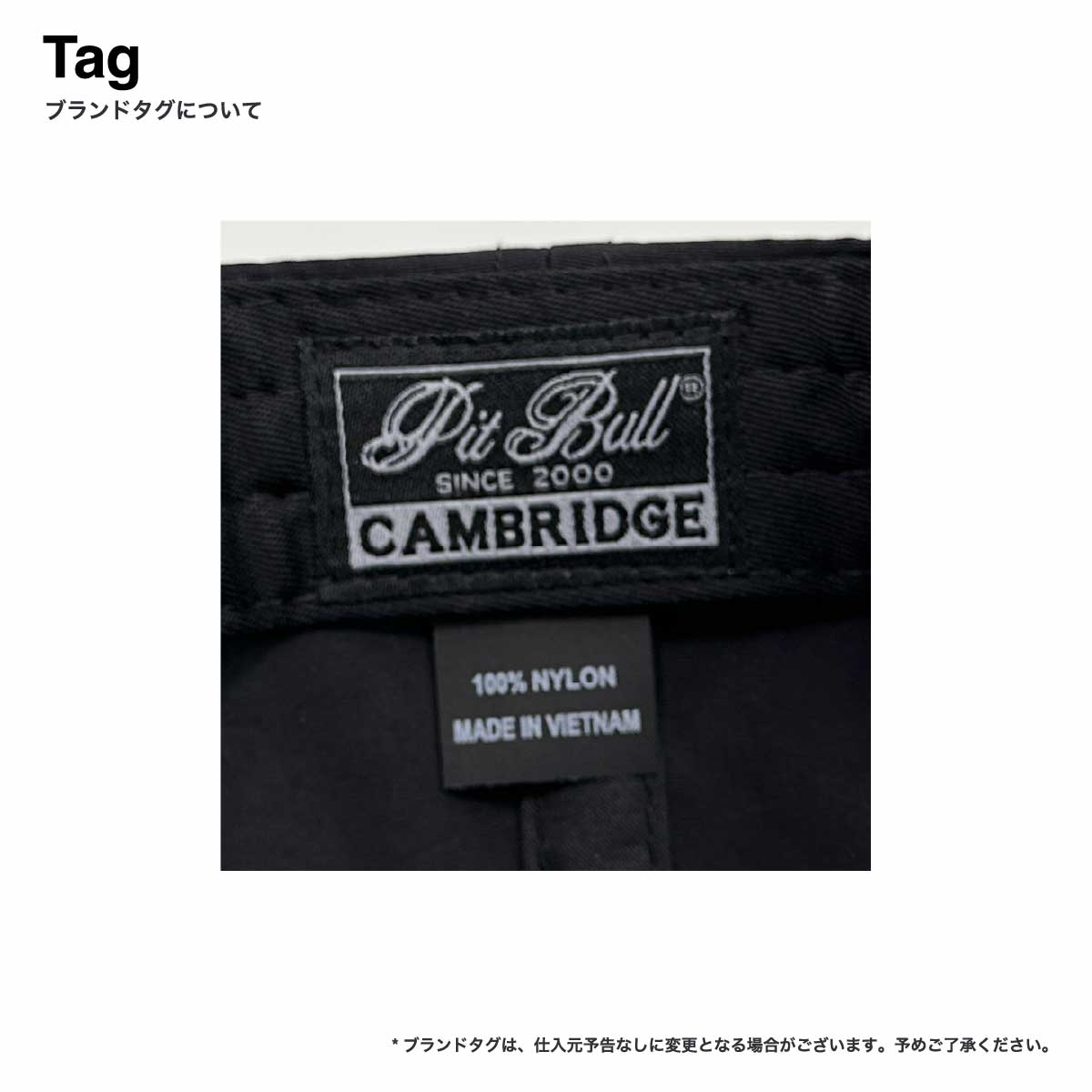 PITBULL ピットブル Bayleaf-2 5Panel Unstructured Cap (品番PB320-O)