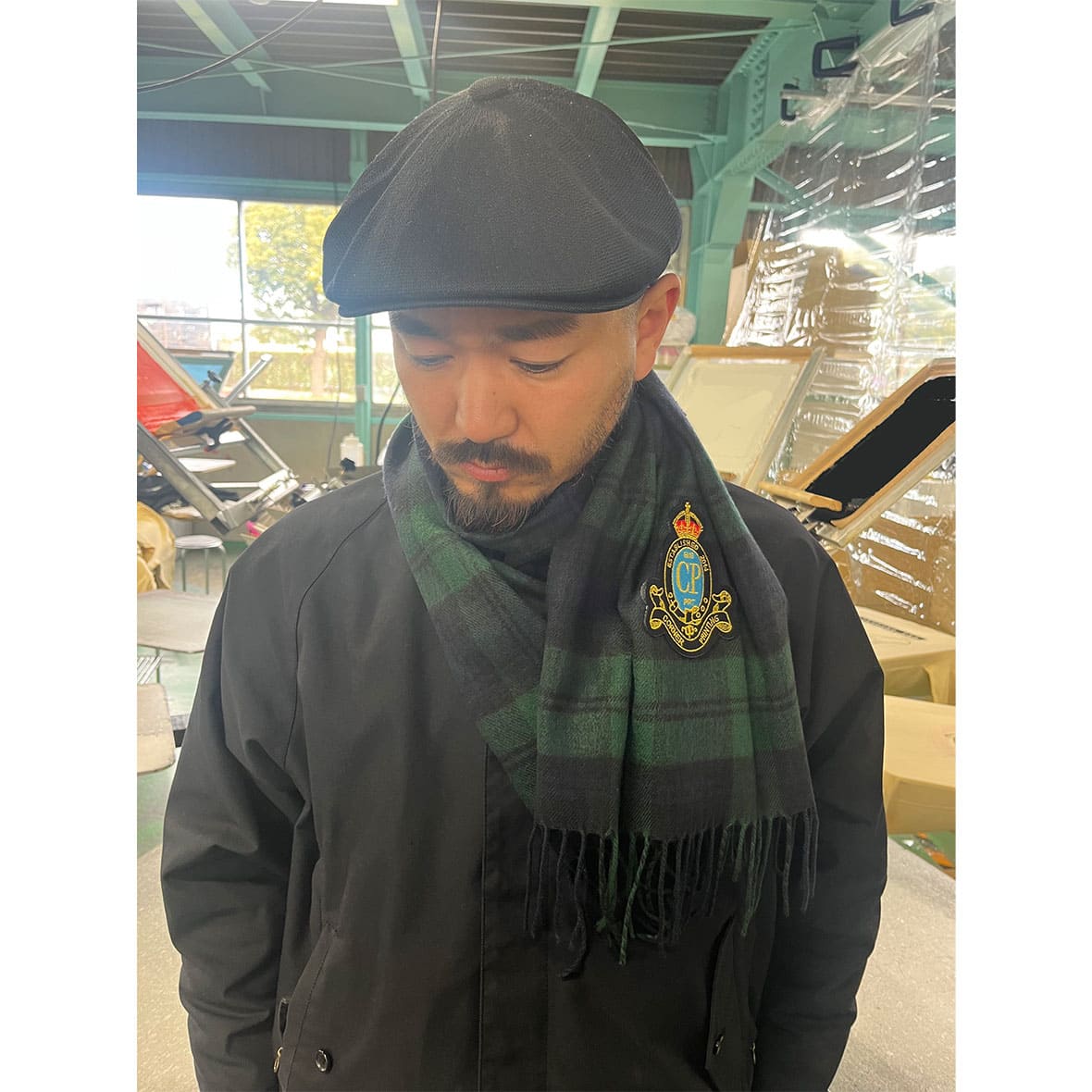 TRUSS トラス ジャパンメイド カシミアタッチ アクリルマフラー (品番JAS-800)