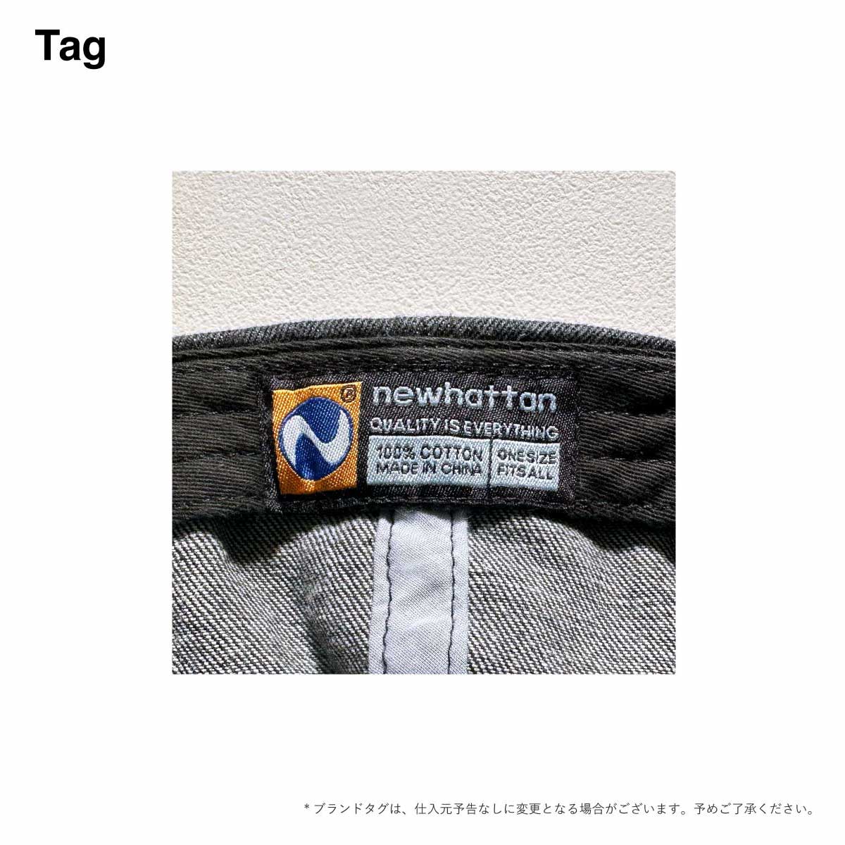 CORNER PRINTING | NEWHATTAN ニューハッタン デニムキャップ