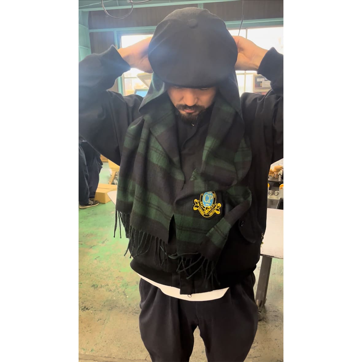 TRUSS トラス ジャパンメイド カシミアタッチ アクリルマフラー (品番JAS-800)