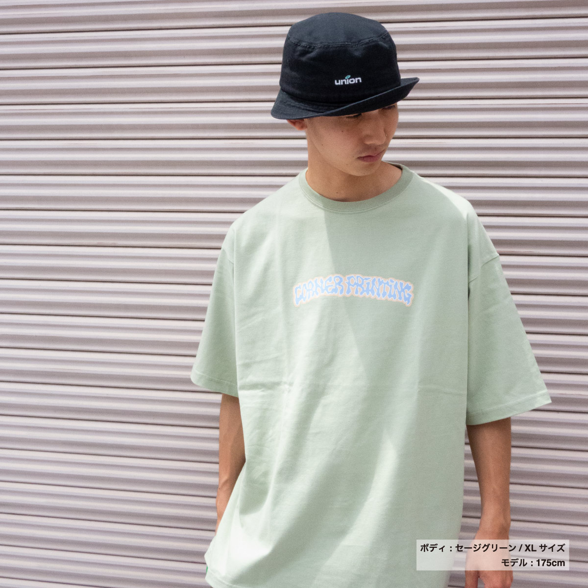 AAA - 【Armillary 1st】 BOTTLE NECK TEE【末吉秀太】 Unisex Tee with Distressed Logo in Cotton Jersey in BLACK