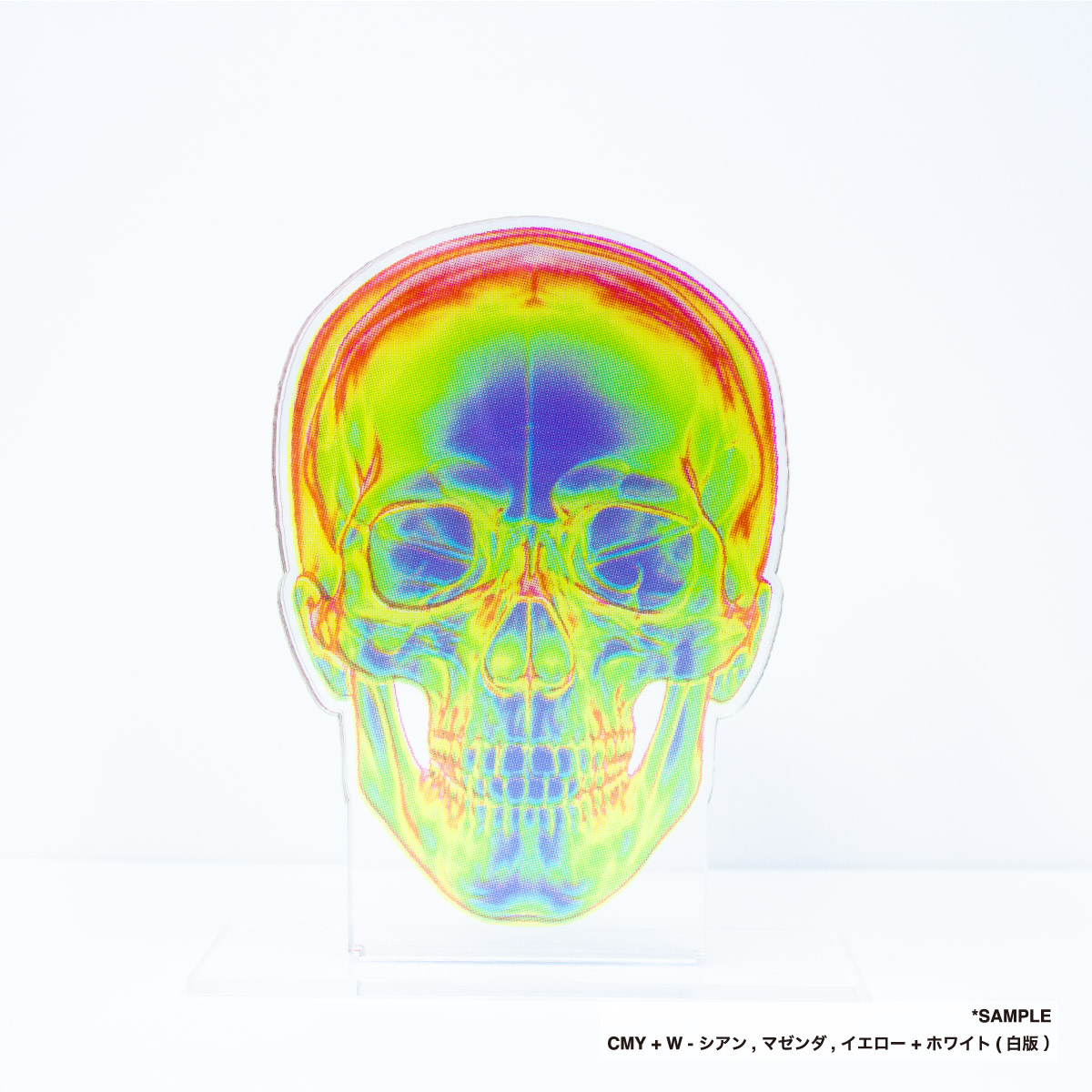 CMYKレイヤーアクリルスタンド (品番ACR-CMYK)