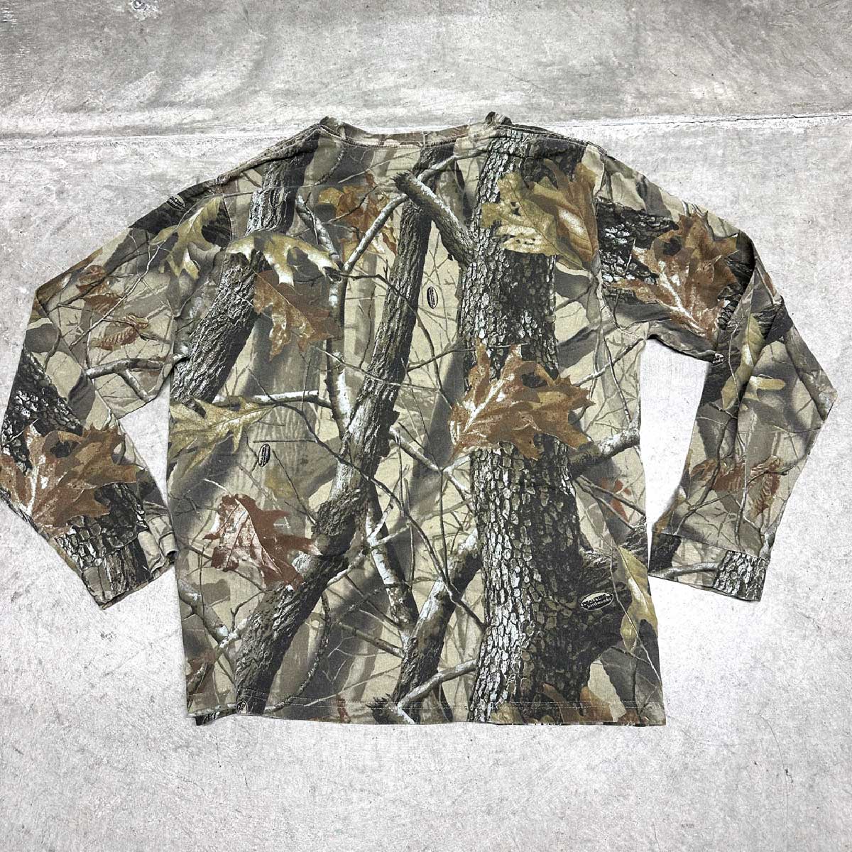 OUTFITTERS RIDGE/USED - Real Tree Camo L/S T-shirt (品番CU126)