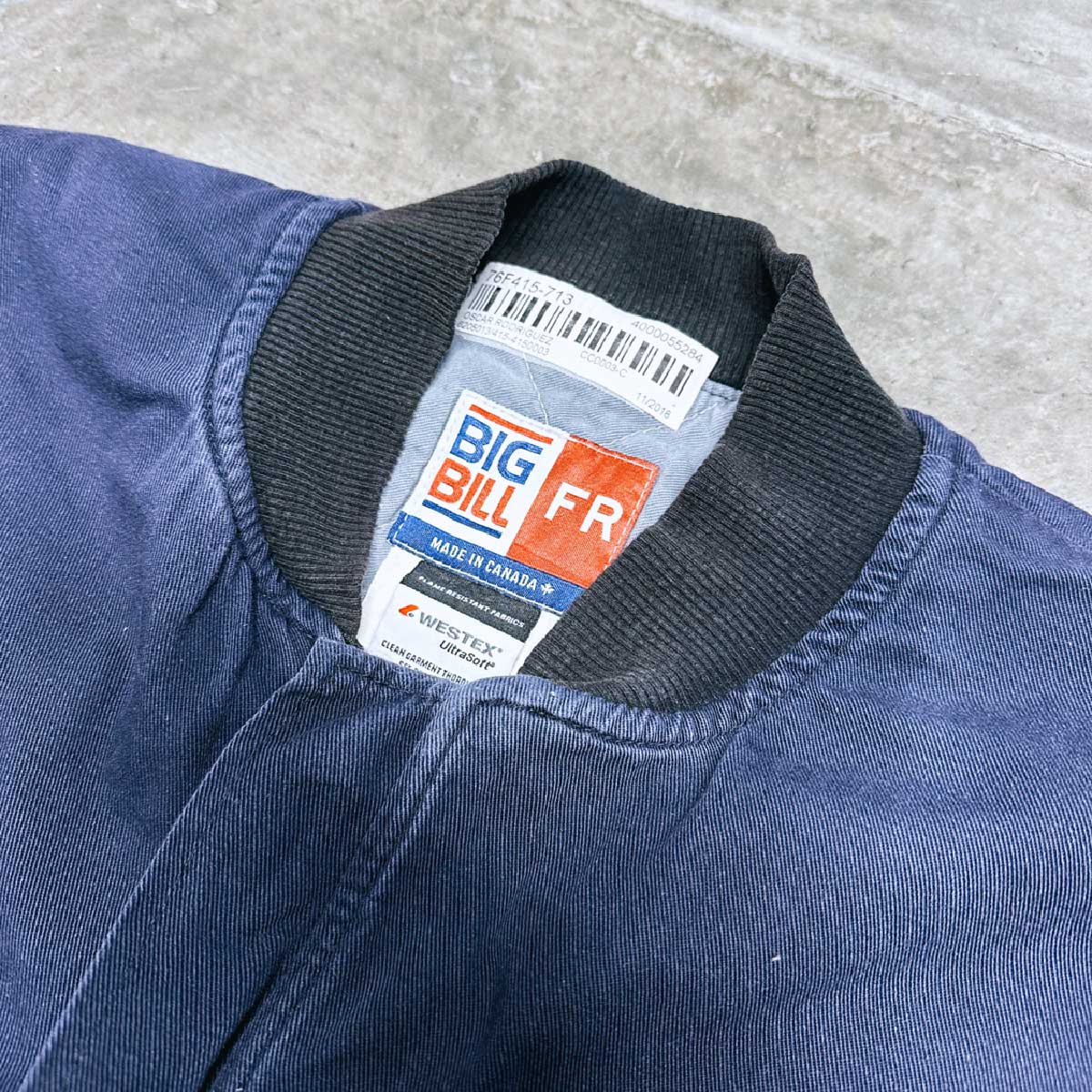 BIG BILL/USED - Flame Resistant Jacket (品番CU119)