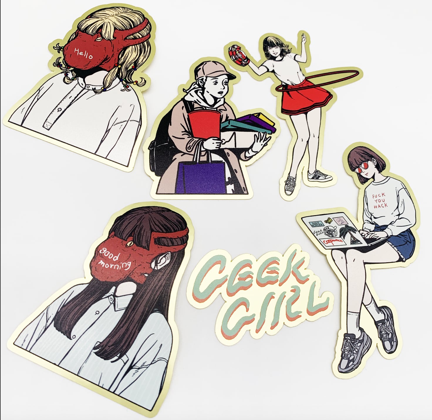 フルカラーステッカー (A4範囲内フリー) (品番STI-A4)