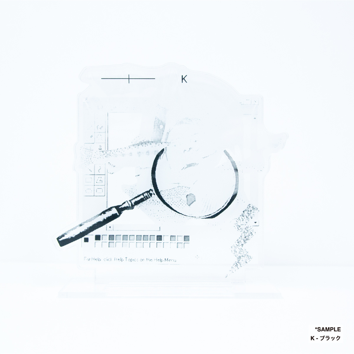 CMYKレイヤーアクリルスタンド (品番ACR-CMYK)