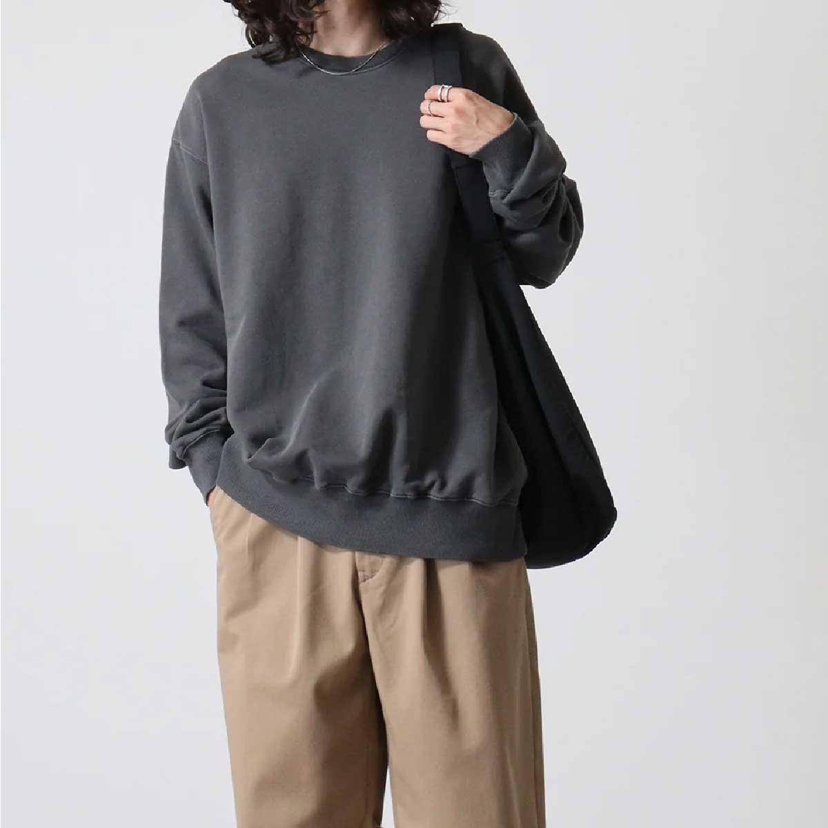 CROSS & STITCH クロスアンドスティッチ 10.0 oz ピグメントスウェットシャツ (品番PGS-149)