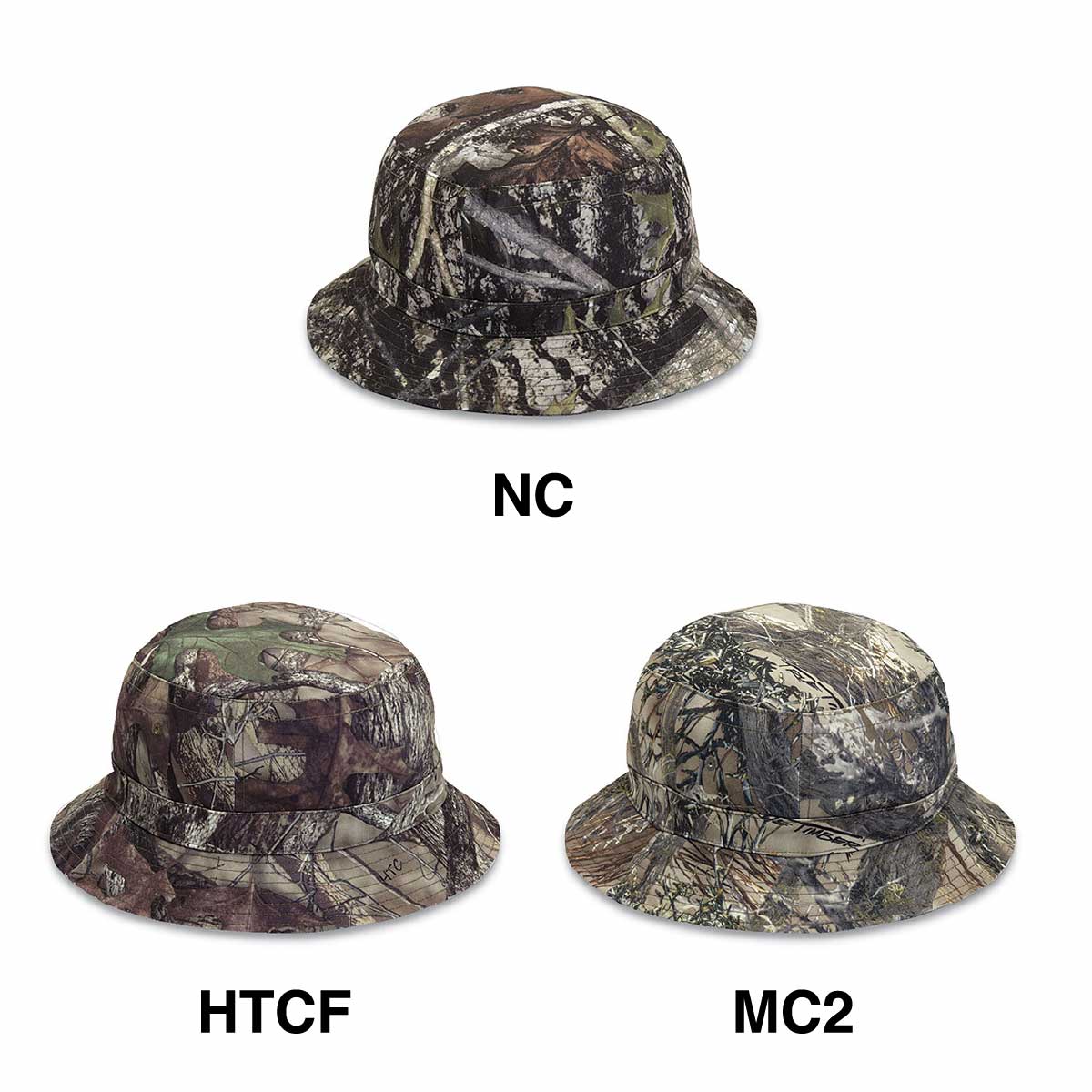 Cobra Caps コブラ キャップス True Timber 100% Polyester Camo Bucket Hat (品番TT-BKT)
