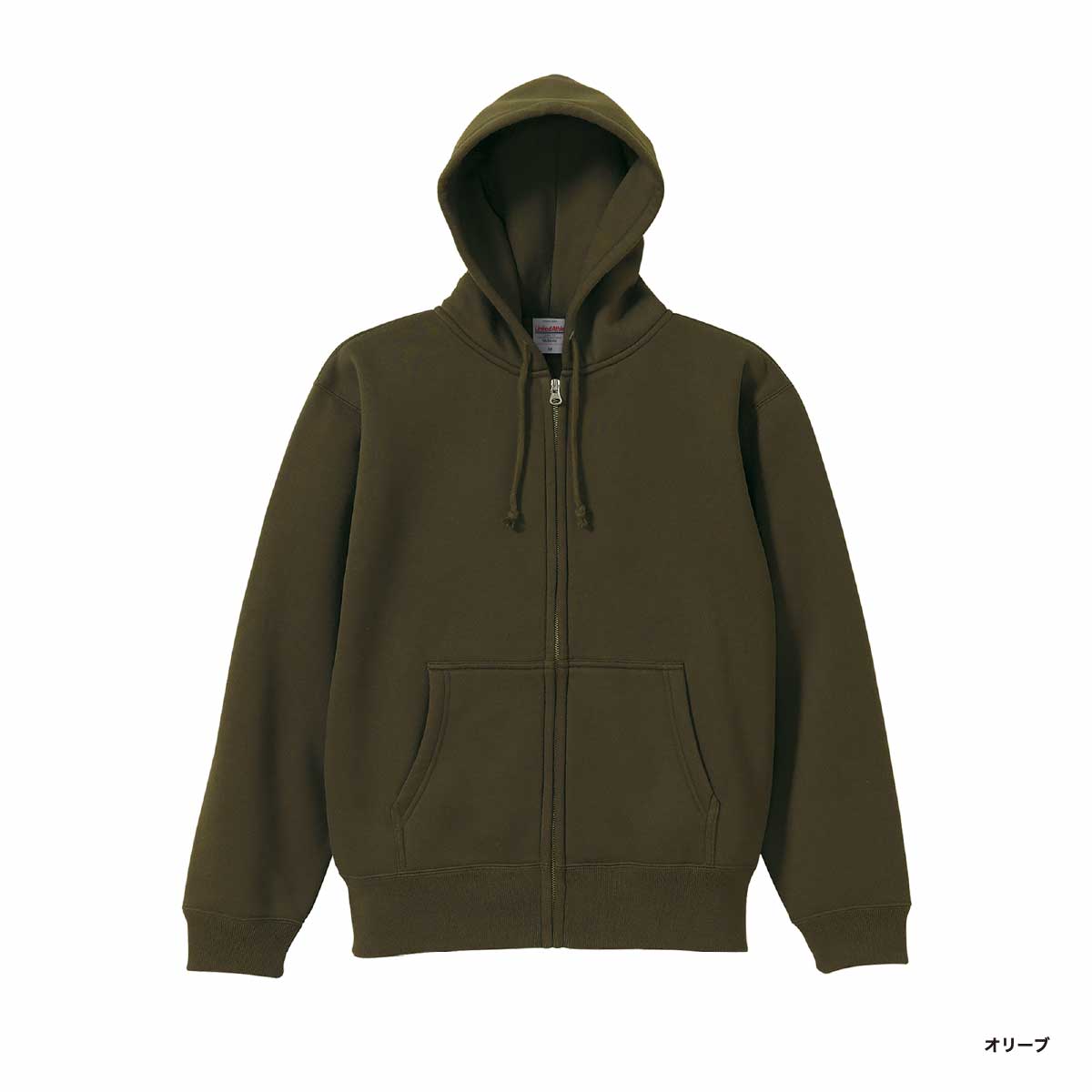 United Athle ユナイテッドアスレ 10.0 oz T/C スウェット フルジップ パーカ (裏起毛) (品番5620-01)