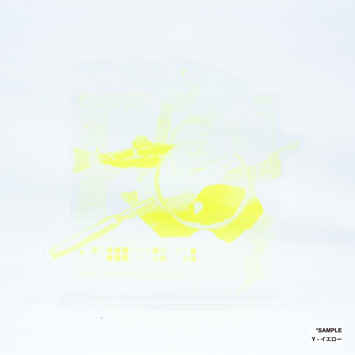 CMYKレイヤーアクリルスタンド (品番ACR-CMYK)