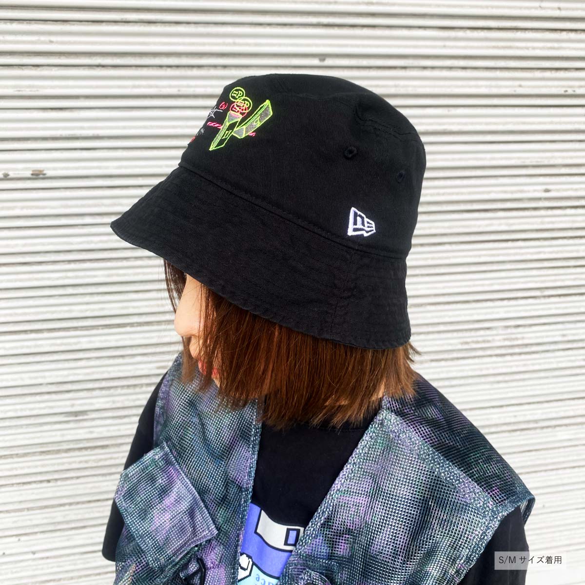 [New Era]★VINTAGE HERRINGBONE SAILOR BRIM BUCKET HAT New Era SYNTHETIC LEATHER SALOR BRIM BUCKET HAT, BLACK | eBay