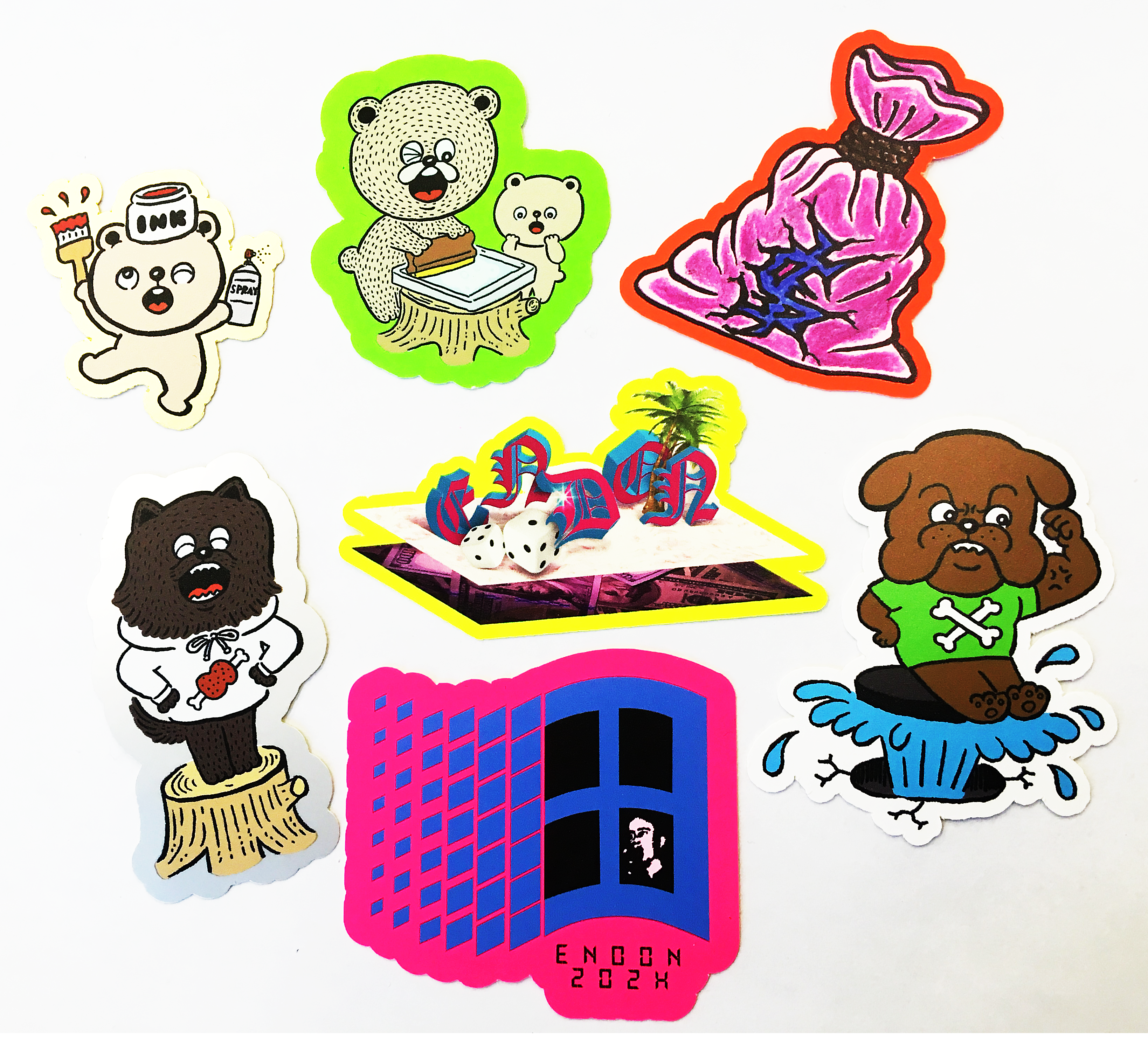 フルカラーステッカー (A4範囲内フリー) (品番STI-A4)