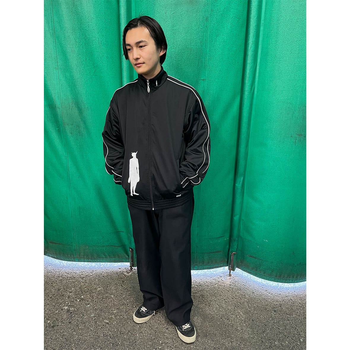 フィロソフィーAF/シルクグレーショートジャケット フィロソフィーAF/シルクグレーショートジャケット