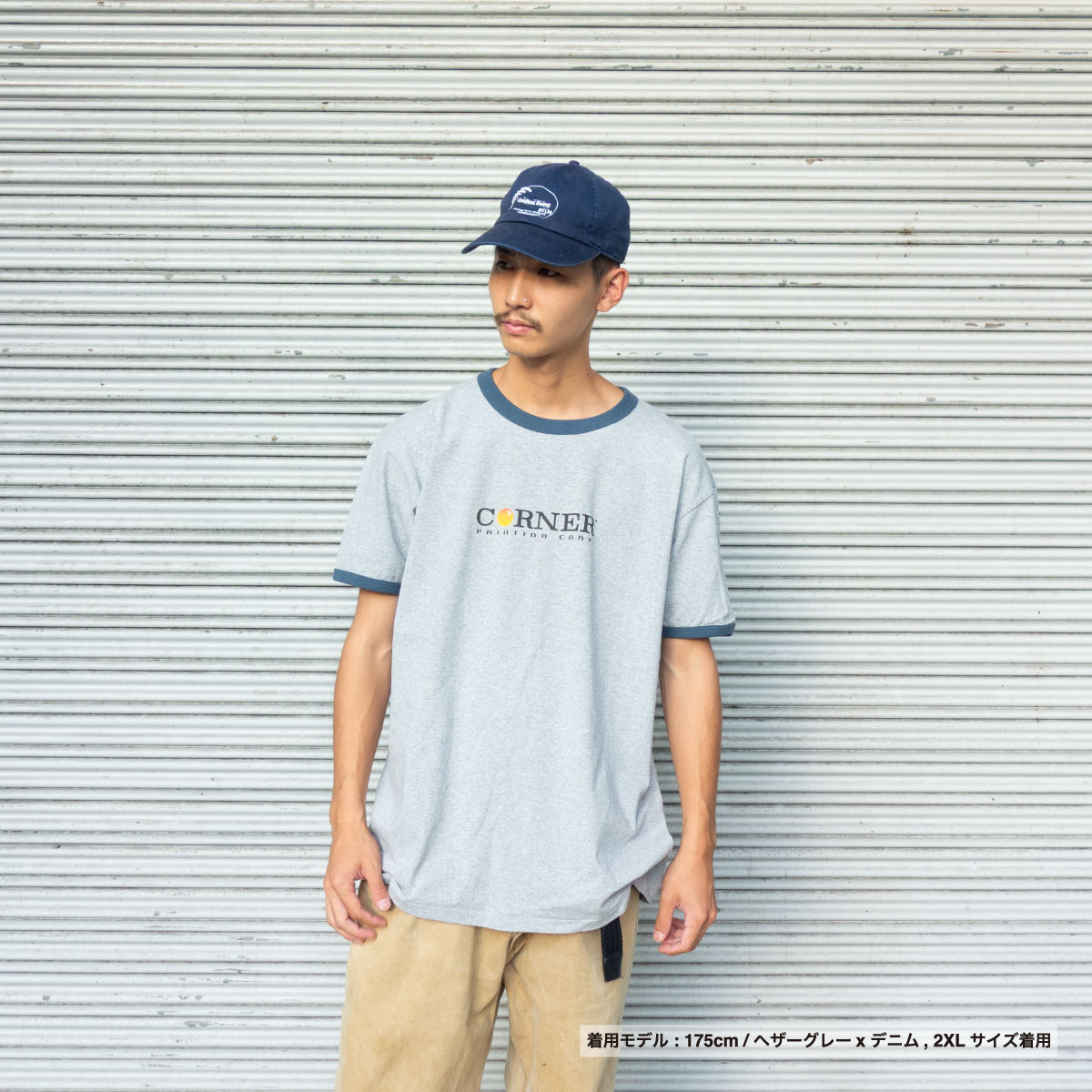 CROSS & STITCH クロスアンドスティッチ 6.2 oz オープンエンド マックスウェイト リンガーTシャツ (品番OE1121)