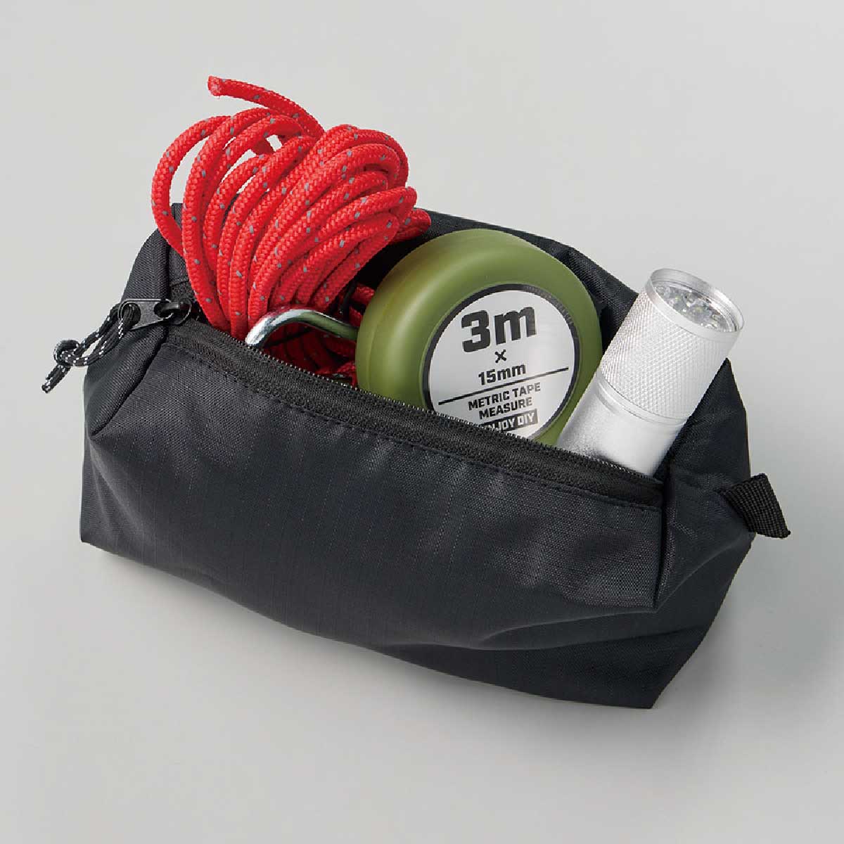 リップストップスクエアポーチ(M)(品番TP-0061)