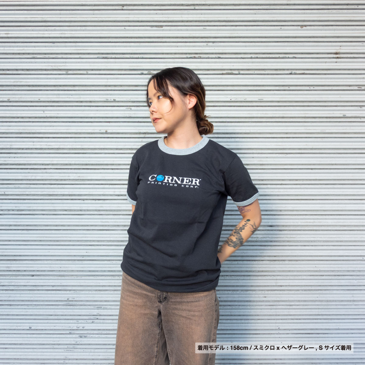 CROSS & STITCH クロスアンドスティッチ 6.2 oz オープンエンド マックスウェイト リンガーTシャツ (品番OE1121)