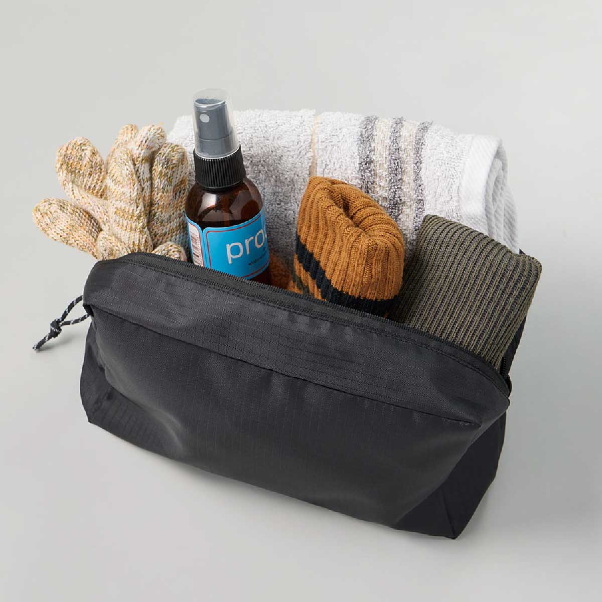 リップストップスクエアポーチ(L)(品番TP-0062)