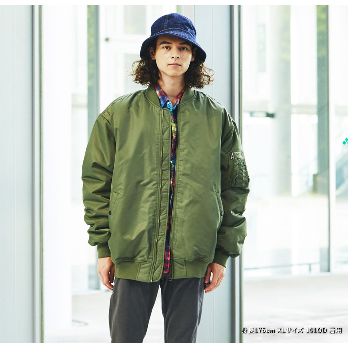 felkod ma1 ma-1 mj7974-High Neck Hooded MA-1 Type Jacket