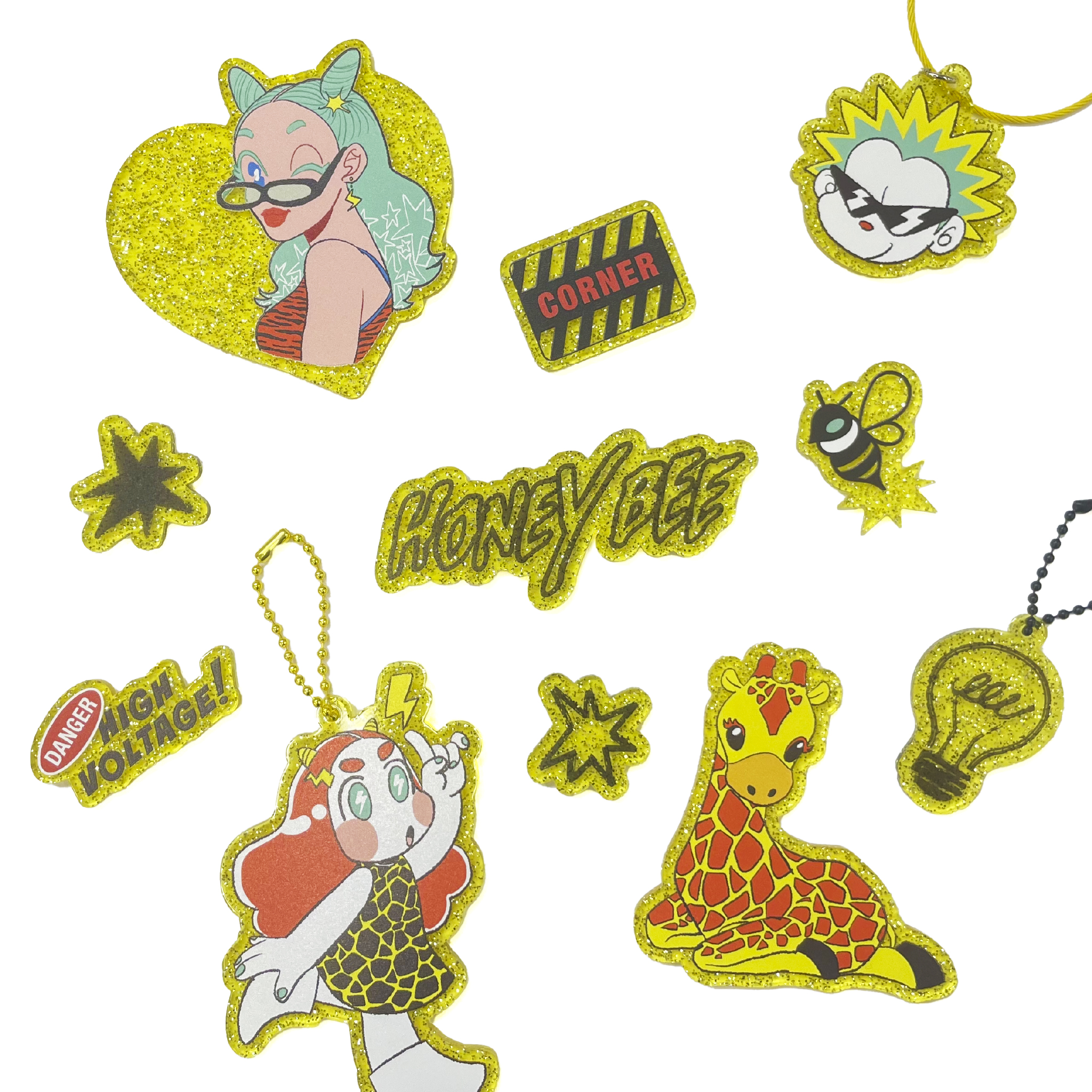 Acrylic Key Holder (Free-cut within A4(210mm x 297mm) Range) (#ACR-KA4)