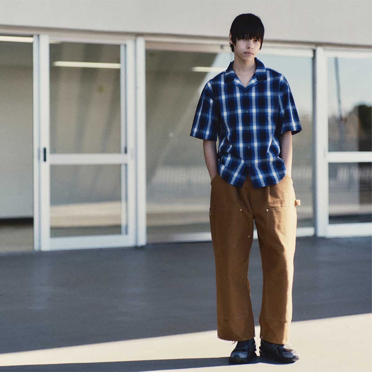 United Athle ユナイテッドアスレ コットン オープンカラー ショートスリーブ シャツ (品番1693-01)