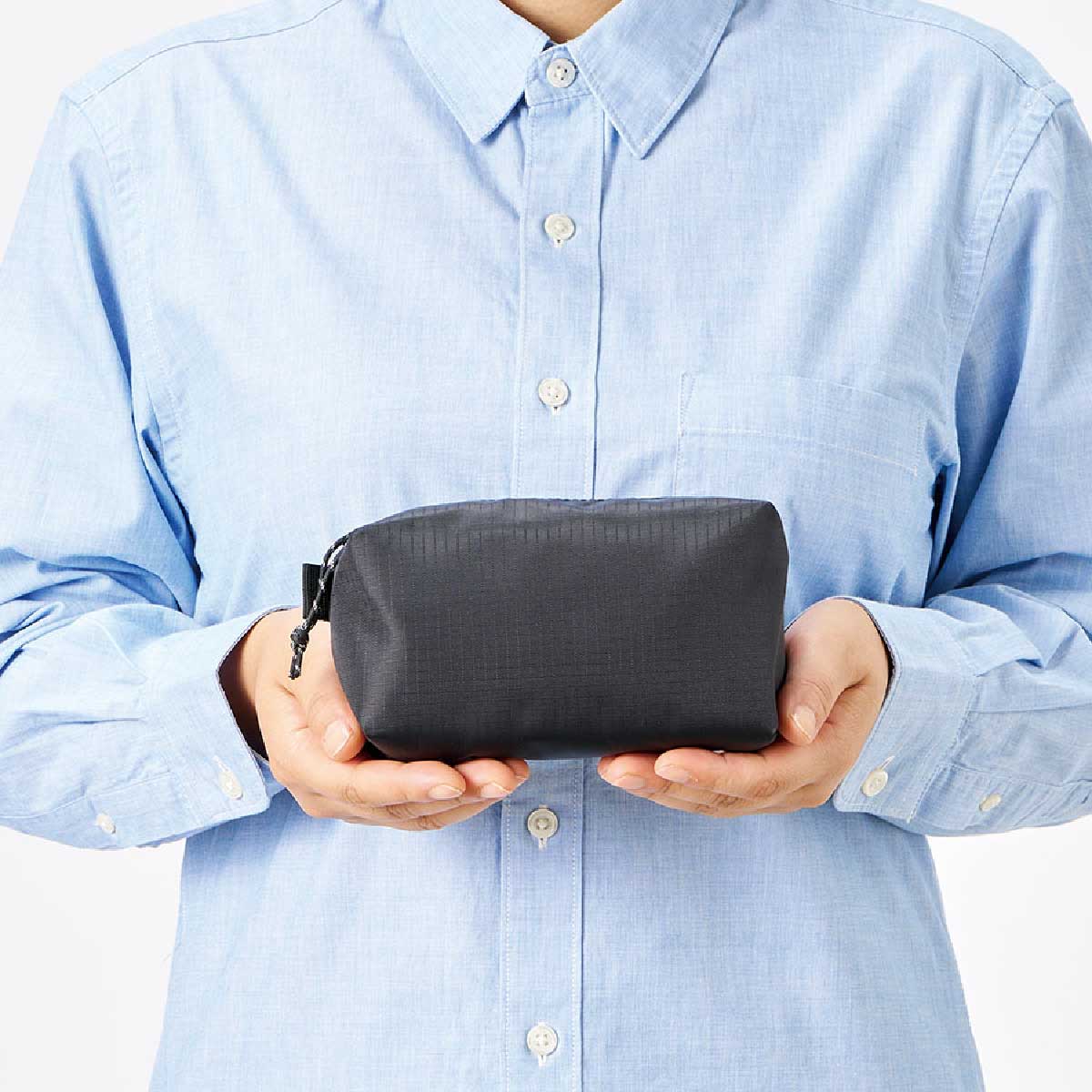 リップストップスクエアポーチ(M)(品番TP-0061)