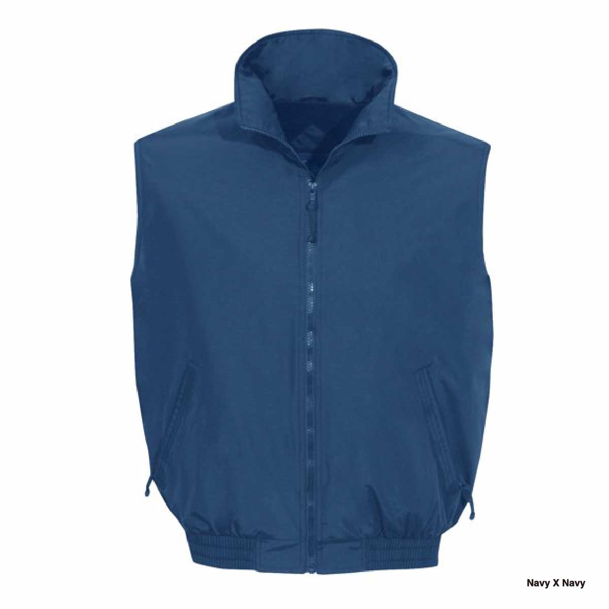 [Stock Only]  Tri-Mountain 11.5 oz Unisex Ridge Nylon Vest With Fleece Lining (#TRI8400)