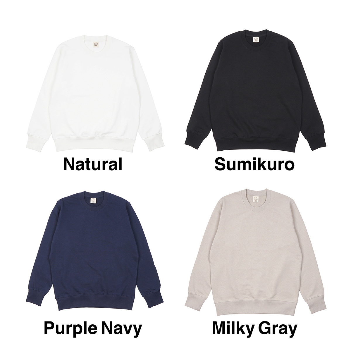 TRUSS トラス 9.4 oz オーガニックコットンスウェットシャツ (品番OGS-915)